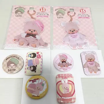 몬치치 엔터테인먼트 복권 캔 배지 아크릴 키링