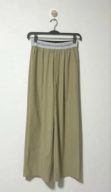 PROTAGONISTA 프로타고니스타 허리 로고 팬츠