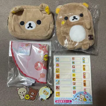 산엑스 리락쿠마 파우치 손수건 잡화