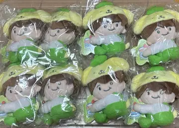나니와단시 산리오 로손 콜라보 봉제 인형 8개 세트
