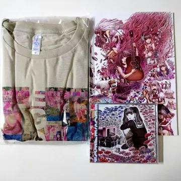 오모리 세이코 EGOIST 티셔츠 M 사이즈 CD&연표 포함