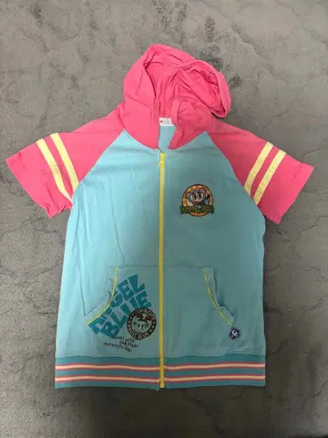 엔젤 블루 ANGEL BLUE 반팔 후드티 헤이세이 여아