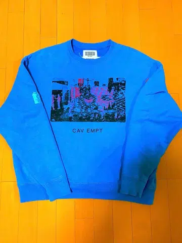 c.e cavempt 맨투맨 L 파랑