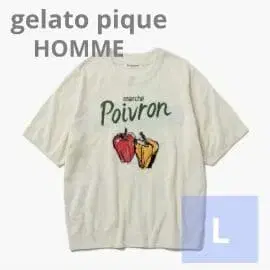 gelato pique HOMME 썸머 베지터블 모티브 풀오버 L