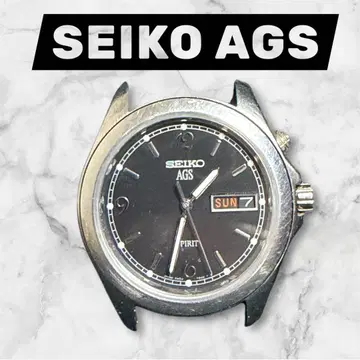 SEIKO AGS 블랙 작동 미확인