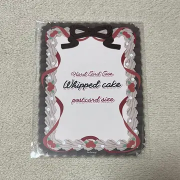 후쿠야 복권 휘핑 케이크 데코 케이크 복상 경질 카드 케이스 초콜릿