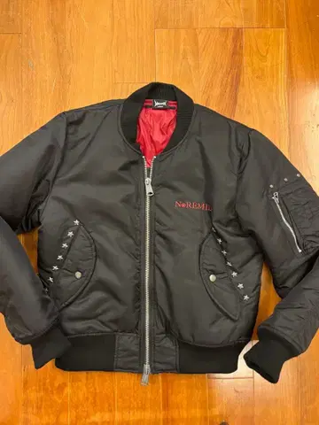 NoREMID 큐빅 MA-1 자켓 블랙