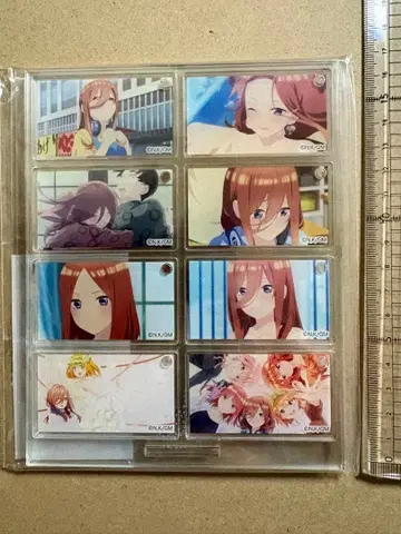 5등분의 신부 나카노 미쿠 페이스 아크릴 컬렉션