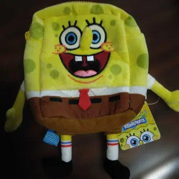 카라비너 스펀지 밥 티백 파우치 봉제 인형 가방