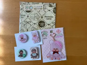 Monchhichi 아크릴 키링 배지 세트