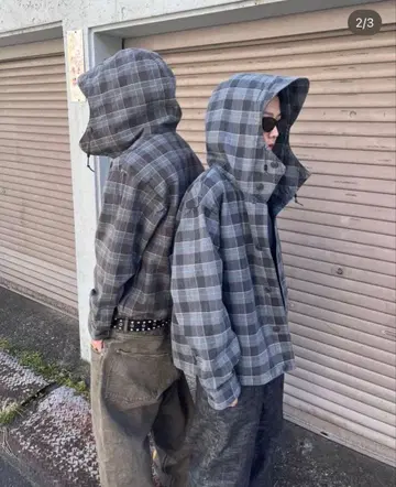 FUTURE ARCHIVE / HOODED SHIRT GREY