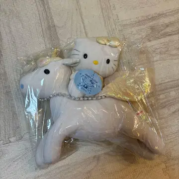 헬로키티 유니콘 머메이드 봉제 인형 25주년 초레어