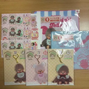 몬치치 엔터테인먼트 복권 라운드 컨테이너 캔뱃지 아크릴 키링