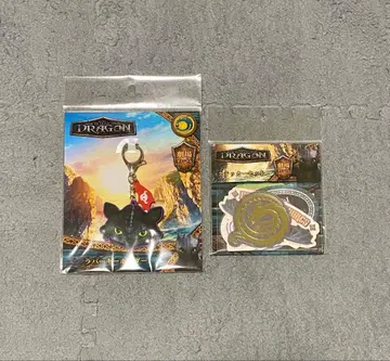 드래곤 길들이기 러버 키링 스티커 세트