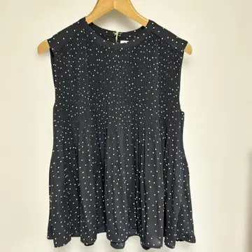 ACUTA 슬리브리스 도트 튜닉