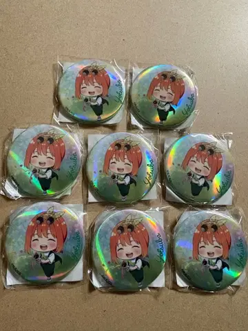 나카노 네잎 반짝반짝 캔뱃지 미니 캐릭터 8개 세트