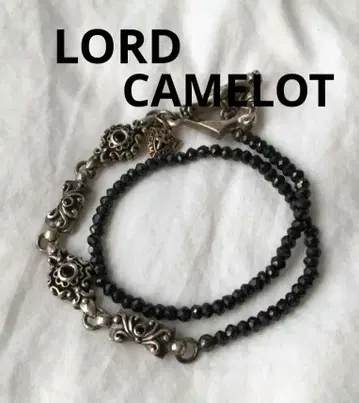 LORD CAMELOT 팔찌 블랙 스피넬 SILVER