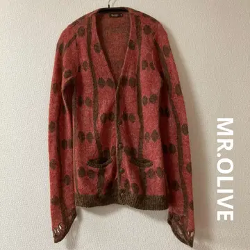 1회 착용 MR.OLIVE 모헤어 가디건