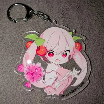 하츠네 미쿠 벚꽃 미쿠 히로하코 히로사키 벚꽃 이야기 다이컷 아크릴 키링