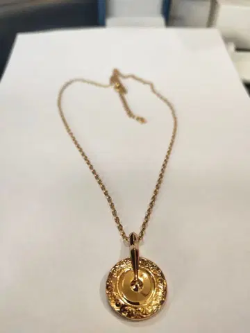 플루트 부품 장식적인 원형 펜던트 목걸이