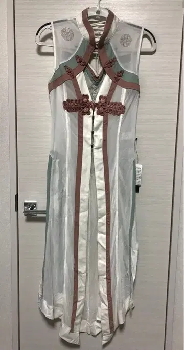 Ozz oneste / 여름 차이나 베스트 화이트 x 핑크 x 그린