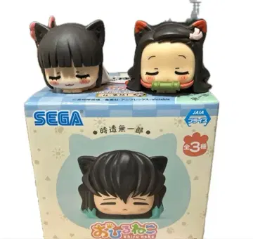 귀멸의 칼날 낮잠 미니 피규어 토키토 무이치로, 츠유리 카나오, 네즈코