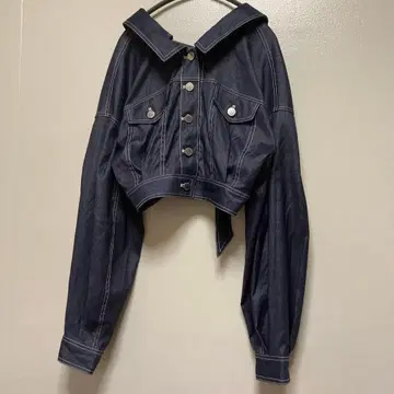 [ 깔끔 ] eimy istoire 데님라이크 백산 자켓