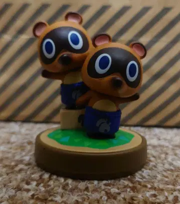 즉시 구매 동물의 숲 amiibo 피규어 너굴&밤돌이 닌텐도 정품