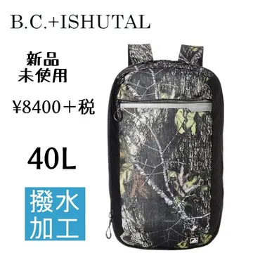 새상품 B.C.ISHUTAL 백팩 트리 패턴 카모플라주 패턴 40L 2층