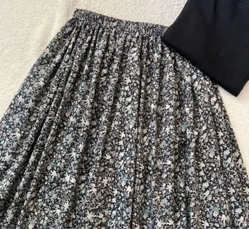 리버티 버드송 스커트 카구레 check&stripe 테치치 좋아