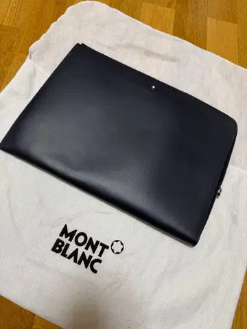 몽블랑 클러치백 네이비