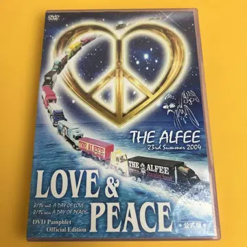 THE ALFEE LOVE & PEACE 2004 DVD
