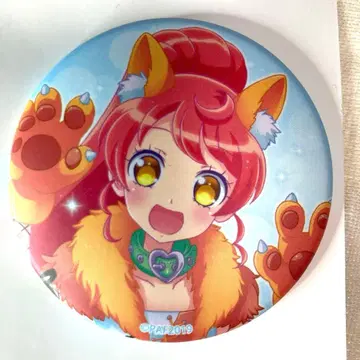 프리티 올프렌즈 프리파라 시라타마 미캉 캔뱃지