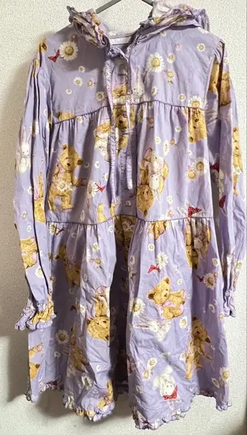 익명 배송/핑크하우스 히나기쿠 론도 패턴 튜닉 블라우스