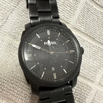 파슬 (Fossil)의 Machine 블랙 스테인리스 스틸 워치