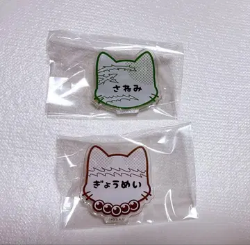 귀멸의 칼날 난자타운 축제날 네임 배지 시나즈가와 사네미 히메지마 교메이