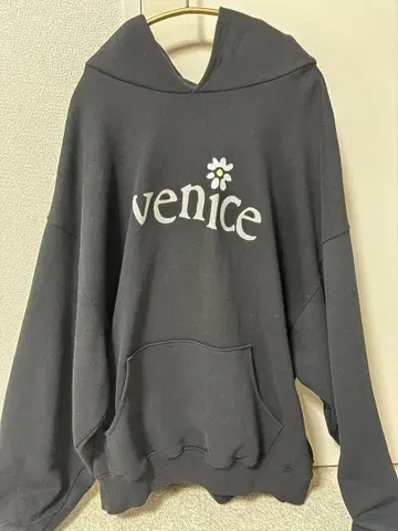 [ 레어/새상품급 ] ERL Venice Hoodie 후드티 블랙 XXL
