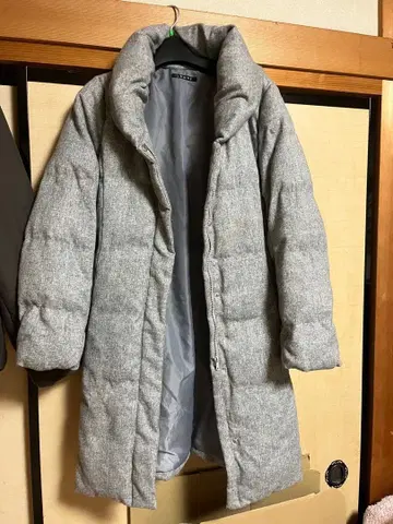 INGNI 그레이 롱 코트 허리 리본 포함