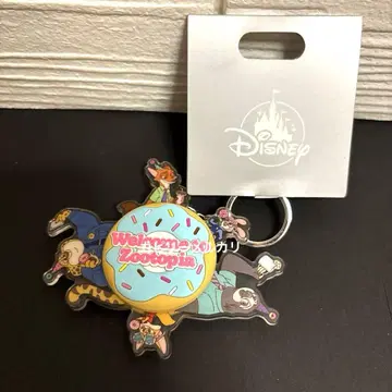 디즈니 주토피아 키링 키체인 스핀