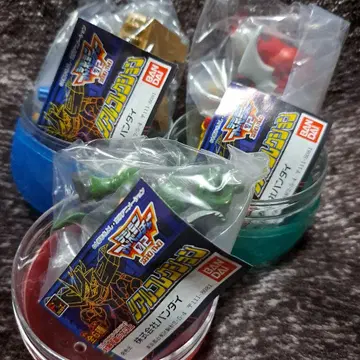 디지몬 리얼 컬렉션 풀컬러 3종 가챠 피규어