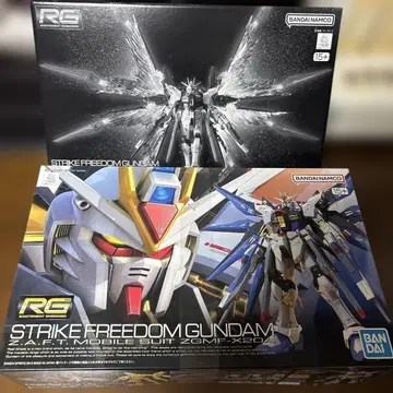 RG 스트라이크 프리덤 건담 + 빛의 날개 이펙트 세트