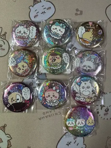 치이카와 초 매지컬 치이카와 홀로그램 캔뱃지 (전 10종) 컴플리트