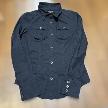 g.o.a 고아 컷팅 블랙 셔츠 여성용 y2k 시크 스타일 갸루