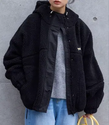 PENNEYS 별주 THE FOX 로고 오버 사이즈 보아 블루종