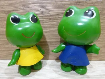 레트로 코르겐코와 케로짱 코로짱 소프트 비닐 인형 피규어 개구리