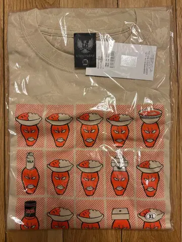 근육맨 카레쿠쿠 프린트T셔츠 XL 사이즈