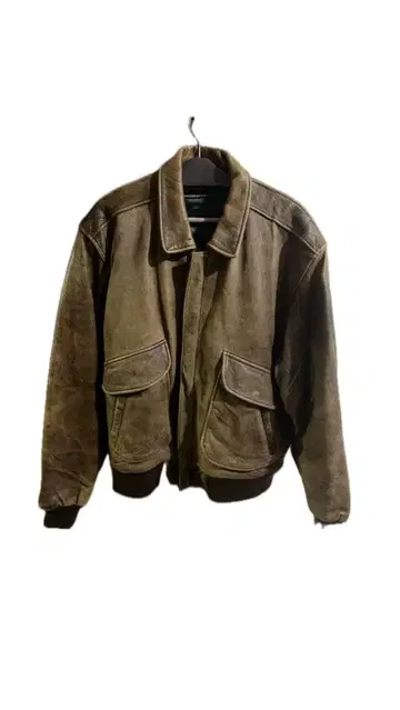 WEAR ME OUT 브라운 가죽 자켓