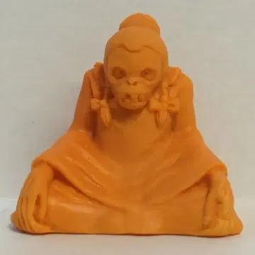 반다이 근육맨 지우개 레귤러 파트026 371 킨코츠 오바바 빨간색