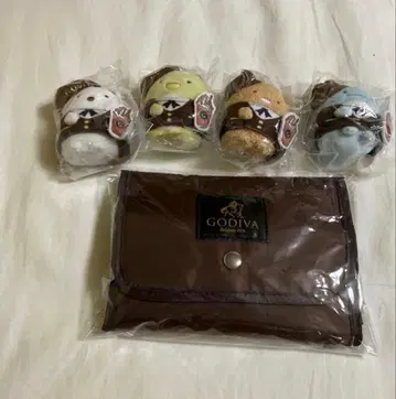 [ 새상품 ] 스밋코구라시 GODIVA 마스코트 & 에코백