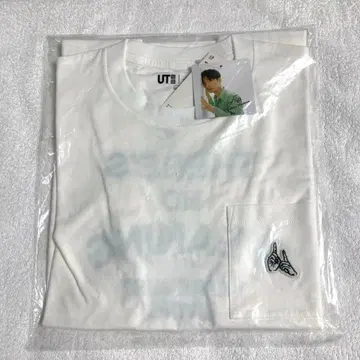 [ 미사용 택 포함 ] 호시노 겐 그래픽 T셔츠 ( 반팔 레귤러 핏 )